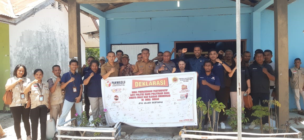 Deklarasi Kampung Pengawasan, Bicara Politik Uang
