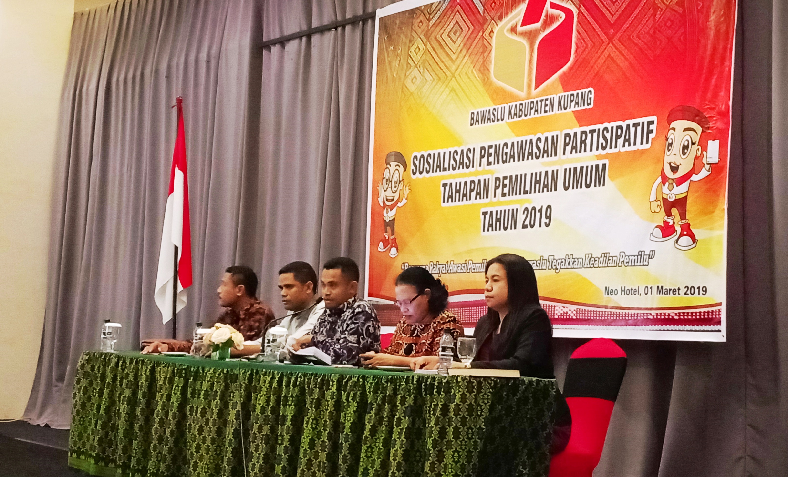 Bawaslu Kab Kupang Gaungkan GEMPAR, Ajak Masyarakat Kawal Pemilu 2019 Lewat Pengawasan Partisipatif