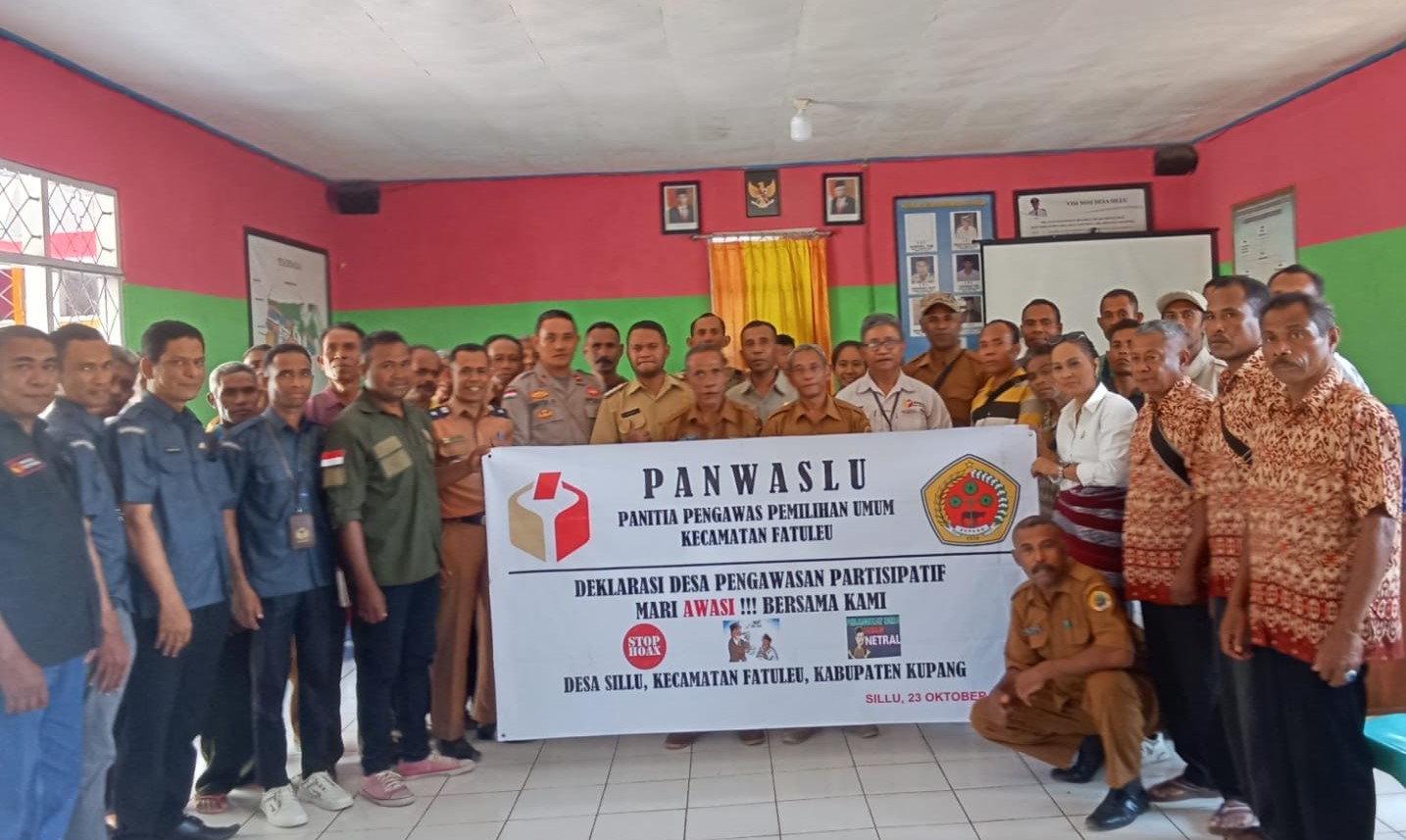 Deklarasi Kampung Pengawasan Partisipatif Menjadi Akses Masyarakat Mengawal Pemilu 2024