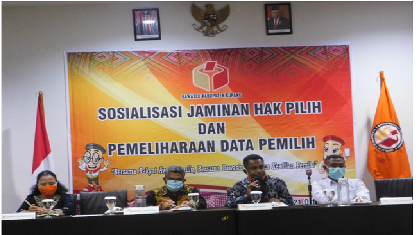 Bawaslu Kabupaten Kupang Gelar Sosialisasi Jaminan Hak Pilih dan  Pemeliharaan Data Pemilih