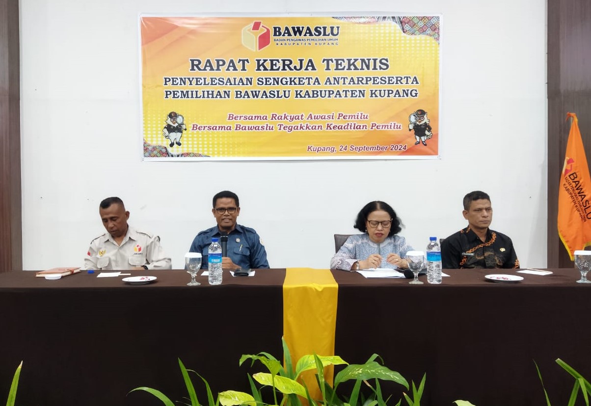 Siap Hadapi Kampanye Bawaslu Gelar Rakernis Sengketa Antar Peserta Pemilihan