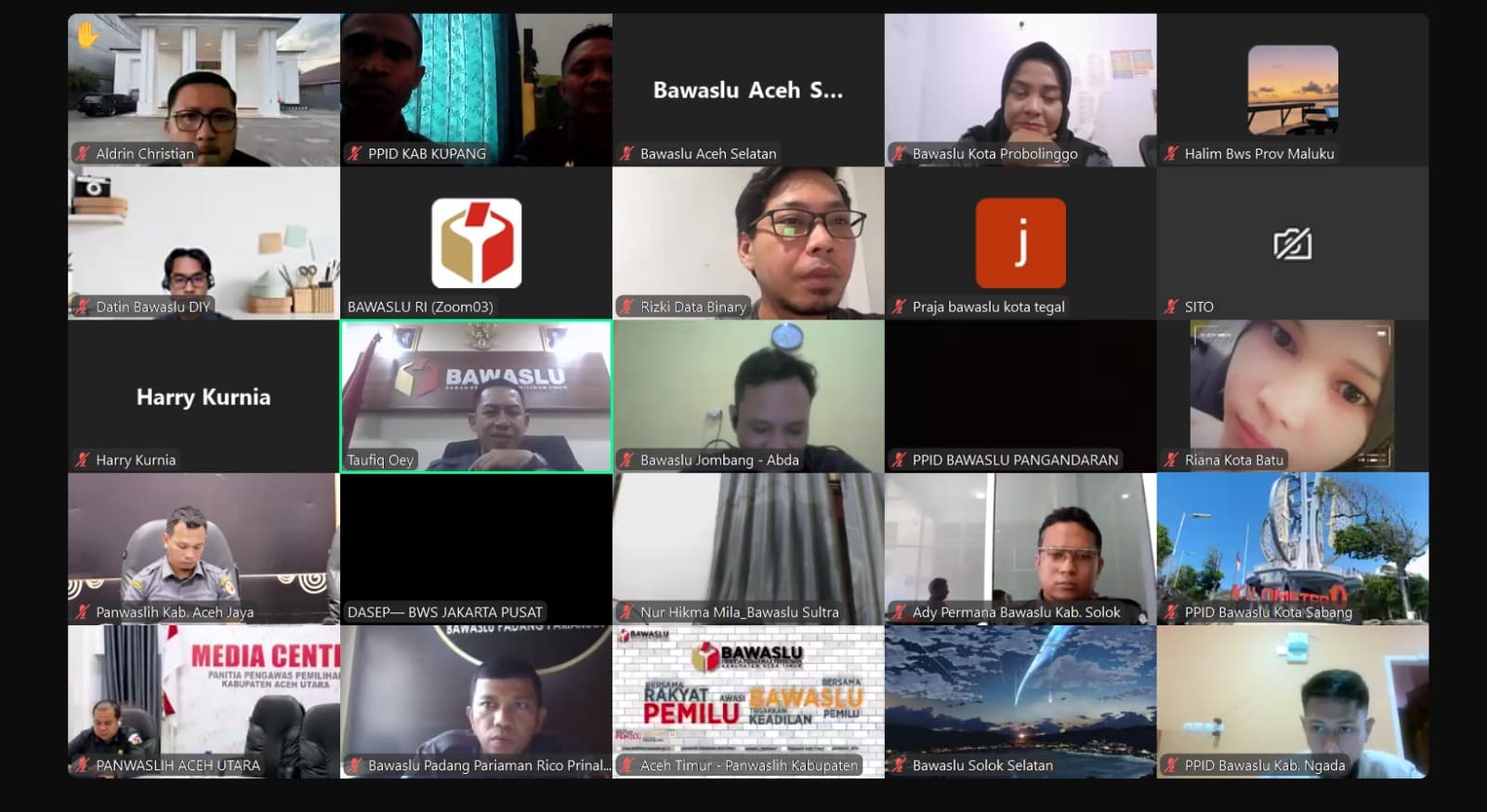 Bawaslu RI Gelar Rapat Evaluasi e-PPID, Bawaslu Kabupaten Kupang Tegaskan Komitmen Keterbukaan Informasi