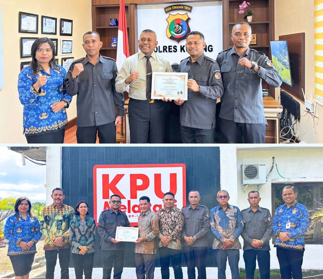 Bawaslu Kabupaten Kupang Apresiasi Polres dan KPU atas Suksesnya Pilkada 2024