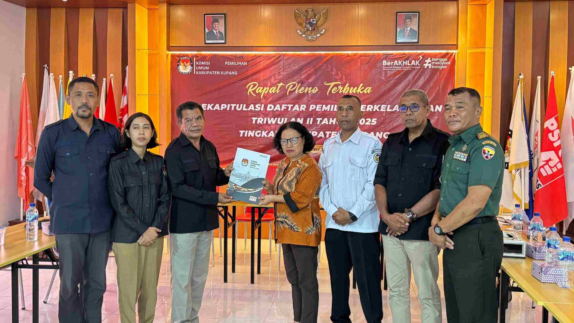 Pleno DPB Triwulan II 2025: Data Pemilih Kabupaten Kupang Alami Kenaikan