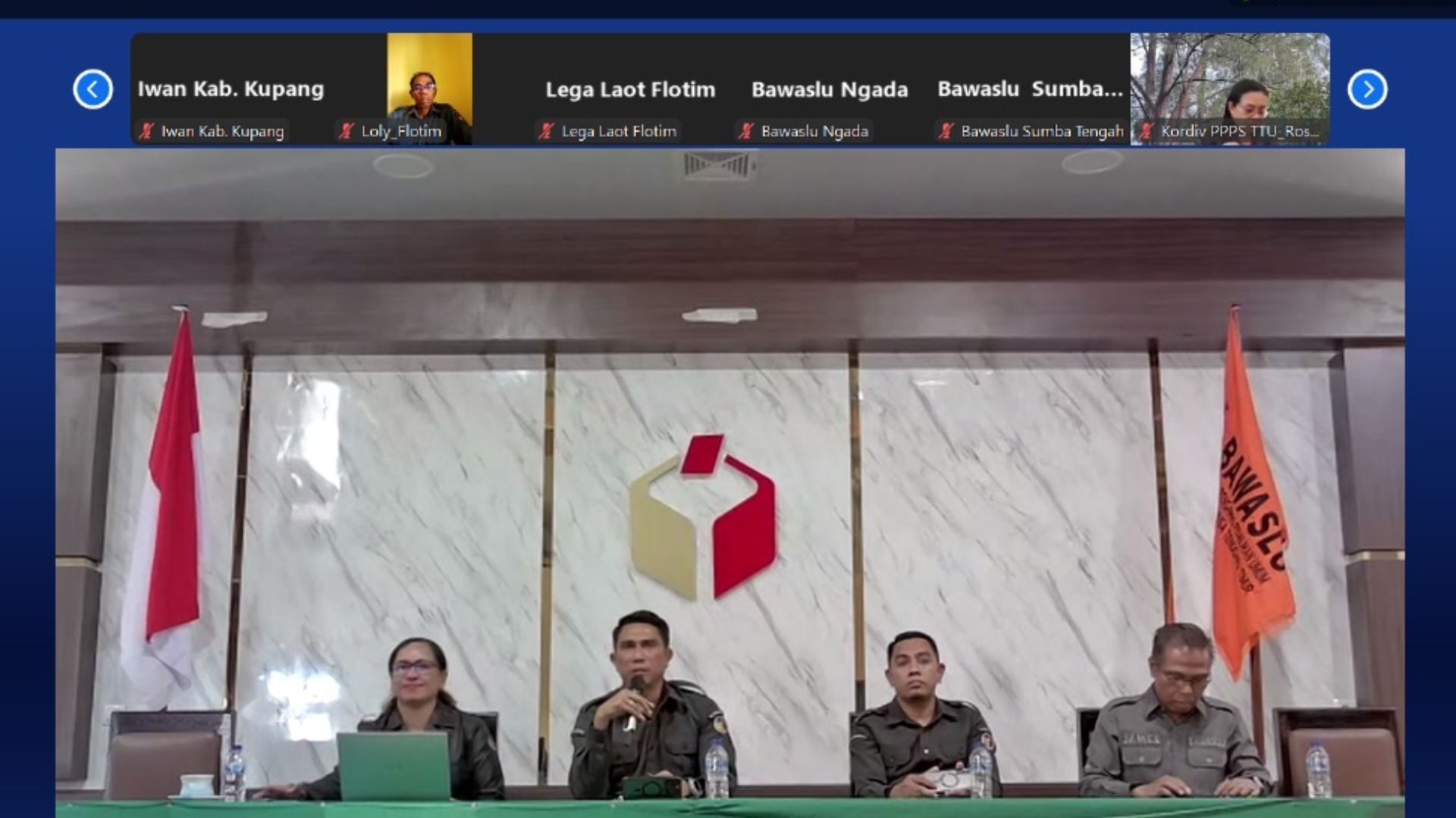 Bawaslu Kabupaten Kupang Hadiri Rakor Pemetaan Isu Sengketa Pemilu 2024