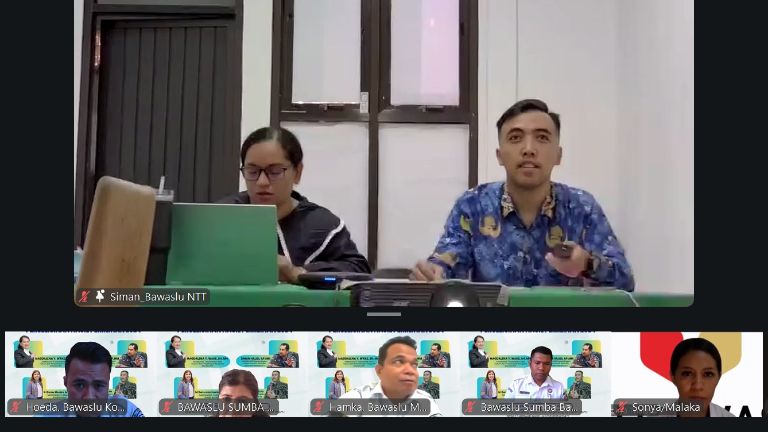 Bawaslu Kabupaten Kupang Ikuti Diskursus Hukum Sengketa Hasil Pemilihan
