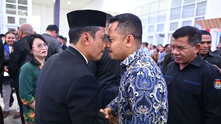 Ketua Bawaslu Kupang Hadiri Pelantikan Sekda Baru Kabupaten Kupang