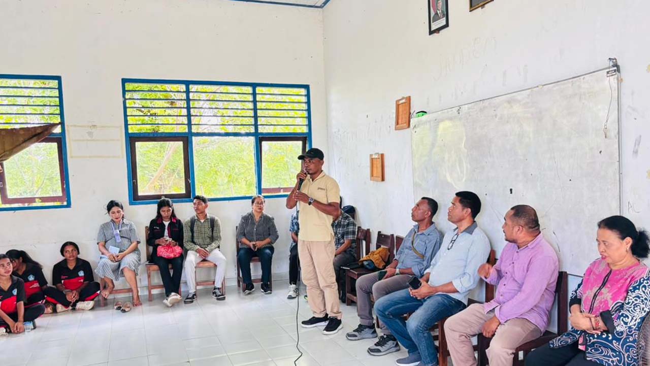 Bawaslu Kabupaten Kupang Ajak Pemilih Pemula SMA Negeri 2 Kupang Tengah Belajar Pengawasan Pemilu
