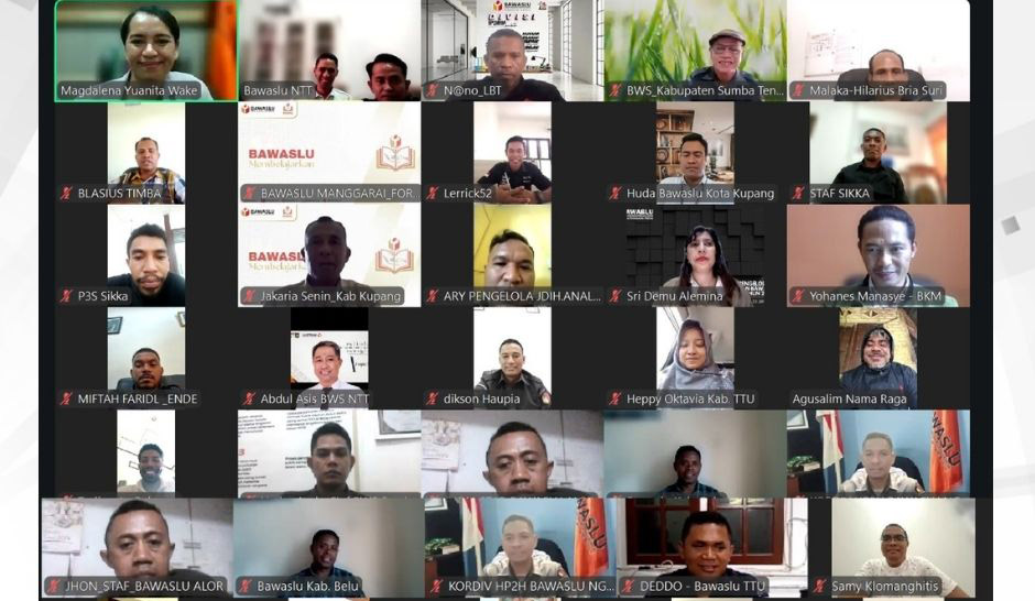 Bawaslu Kabupaten Kupang Perkuat Pemahaman Hukum Lewat Raker Advokasi Hukum Bawaslu NTT