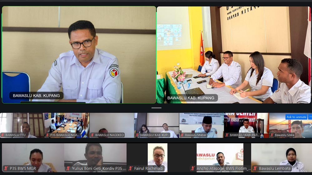 Berbagi Praktik Lapangan, Bawaslu Kabupaten Kupang Tekankan Peran Aktif Petugas dalam Penerimaan Laporan Pelanggaran