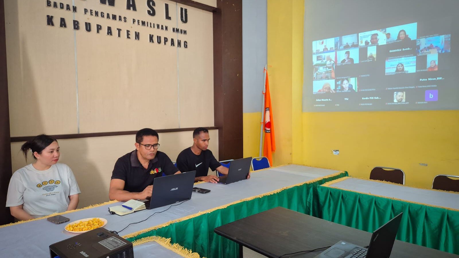 Bawaslu Kabupaten Kupang Ikuti Rapat Koordinasi Program Non-Tahapan Penanganan Pelanggaran Tahun 2026