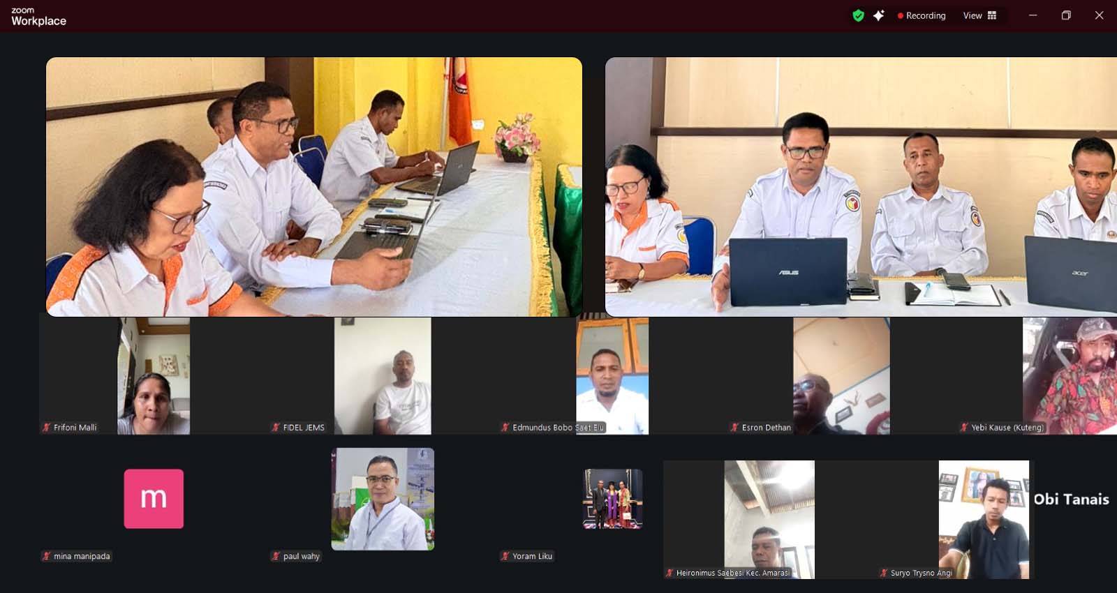 Bawaslu Kabupaten Kupang Gelar Rapat Persiapan Forum Literasi Demokrasi Bersama Alumni Pengawas Ad Hoc dan P2P Secara Daring