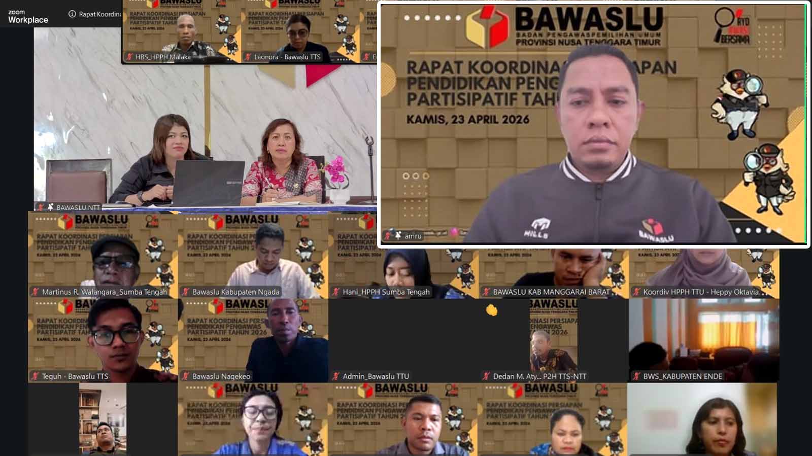 Bawaslu NTT Percepat Pelaksanaan Pendidikan Pengawas Partisipatif 2026, Target Rampung Juli