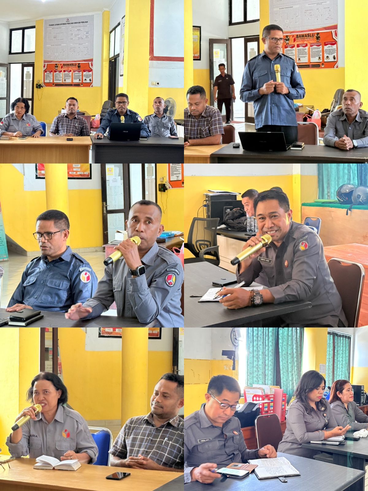 Bawaslu Kabupaten Kupang Gelar Rapat Penguatan Kapasitas Penyusunan Kajian Akhir Pelanggaran Pemilu.