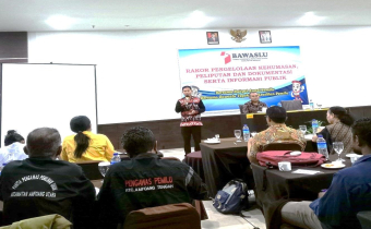 Perkuat SDM Adhoc, Bawaslu adakan Pelatihan Kehumasan