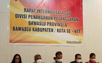 Noldi Tadu Hungu : SOP AP Menjadi Pedoman Teknis Pelaksaan Tusi Bawaslu