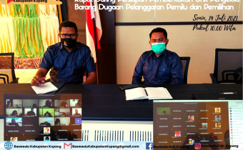 Persiapan Pembentukan Unit Pengelola Barang Dugaan Pelanggaran (BDP) Pemilihan Dan Pemilu Bawaslu NTT Gelar Rapat Dalam Jaringan