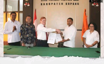 Bawaslu Kabupaten Kupang Melakukan Penandatanganan  MoU dan PKS Bersama STIKOM Artha Buana Kupang 