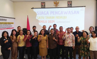 Satu tahun menuju Pemilu 2024, Bawaslu Kab Kupang mengajak Masyarakat terlibat dalam Komunitas Digital "Jarimu Awasi Pemilu"