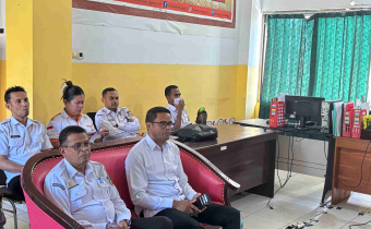 Bawaslu Kabupaten Kupang Ikuti Peluncuran Learning Management System (LMS)