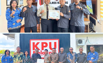 Bawaslu Kabupaten Kupang Apresiasi Polres dan KPU atas Suksesnya Pilkada 2024