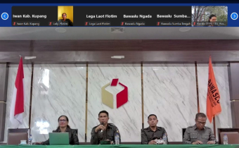 Bawaslu Kabupaten Kupang Hadiri Rakor Pemetaan Isu Sengketa Pemilu 2024