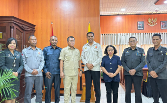 Bawaslu Kab Kupang Koordinasi dengan Bupati Tindaklanjuti Pelanggaran Netralitas Dua ASN