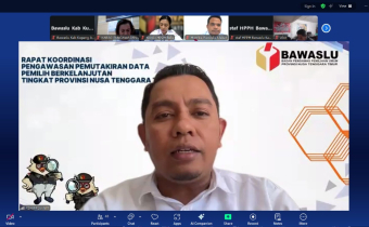 Bawaslu Kabupaten Kupang Ikuti Rakor Pengawasan PDPB Triwulan III Tahun 2025