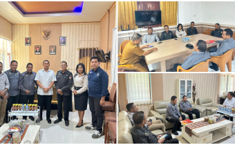 Kepala Sekretariat Bawaslu NTT Lakukan Supervisi ke Bawaslu Kab Kupang, Bahas Hibah Tanah dengan BPN dan BPKAD