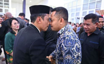 Ketua Bawaslu Kupang Hadiri Pelantikan Sekda Baru Kabupaten Kupang