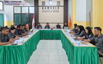 Peningkatan Kapasitas SDM, Bawaslu Kabupaten Kupang Perkuat Tata Kerja dan Disiplin Pegawai
