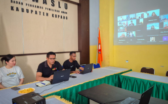 Bawaslu Kabupaten Kupang Ikuti Rapat Koordinasi Program Non-Tahapan Penanganan Pelanggaran Tahun 2026