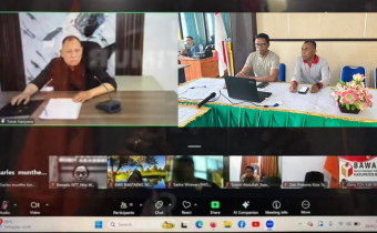 Penguatan Konsolidasi Demokrasi, Bawaslu Kabupaten Kupang Ikuti Rapat Nasional Bawaslu RI