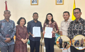 Bawaslu Kabupaten Kupang Teken MoU dengan Kwarcab Pramuka Kupang, Perkuat Pengawasan Partisipatif Generasi Muda