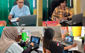 Bawaslu Kabupaten Kupang Ikuti Pembinaan Penyusunan Laporan Keuangan Tingkat UAKPA dan UAPPA-W