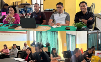 Anggota Bawaslu Kabupaten Kupang, Kepala Sekretariat, para Kepala Subbagian, dan jajaran Sekretariat Bawaslu Kabupaten Kupang mengikuti Rapat Koordinasi Pemetaan Isu-Isu Sengketa Proses Pemilu dan Pemilihan (Refleksi Pelaksanaan Penyelesaian Sengketa Proses Pemilu dan Pemilihan Tahun 2024) di Ruang Rapat Bawaslu Kabupaten Kupang, Kamis (23/07/2026)