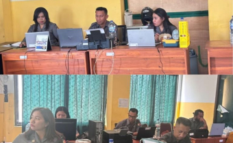 Suasana Rapat Evaluasi SDM Pengawas dan Kesekretariatan Bawaslu Kabupaten Kupang
